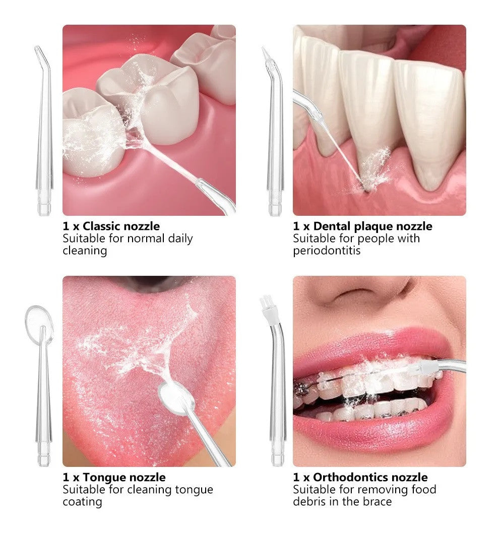 Irrigador Bucal Portátil Limpieza Dental