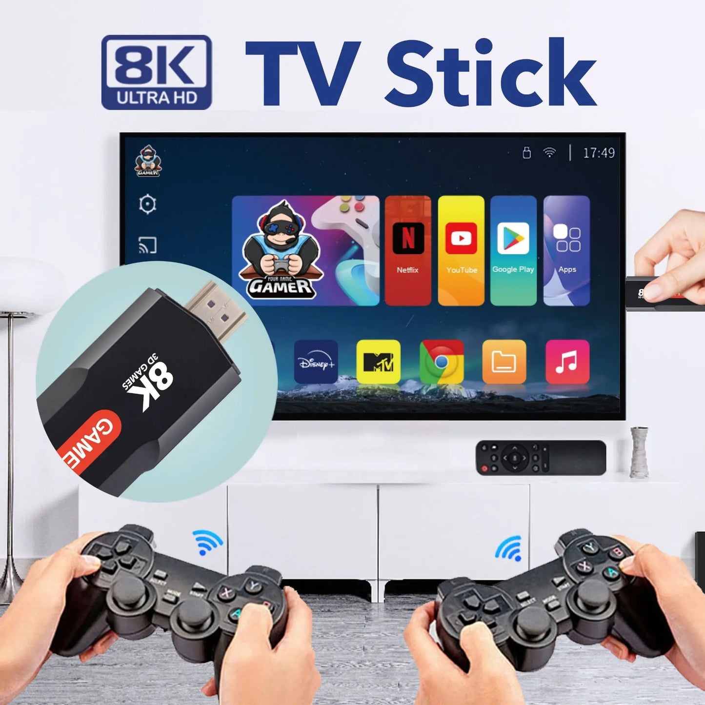 Consola Game TV Stick Juegos y Tv